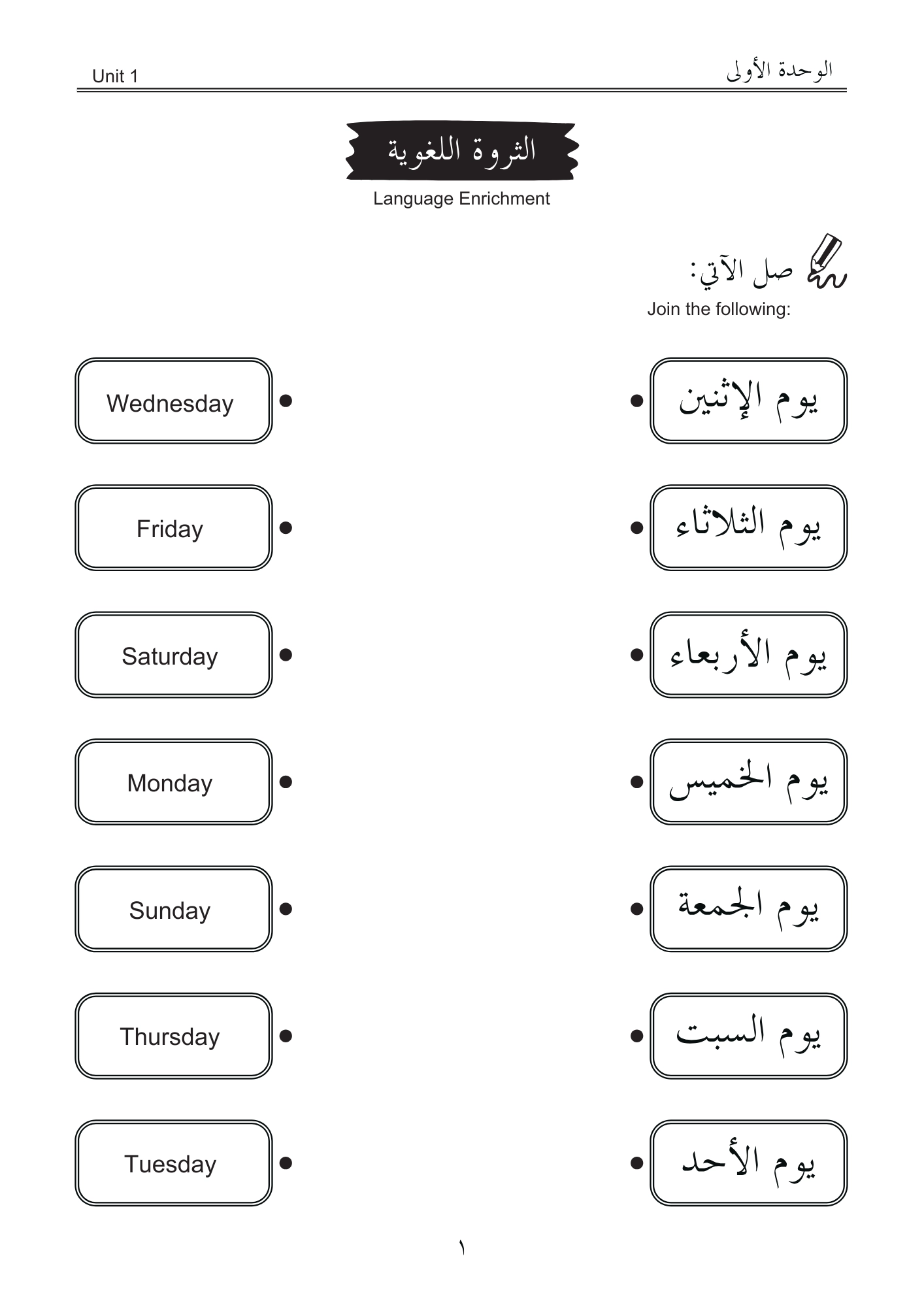 Vocabulary page preview
